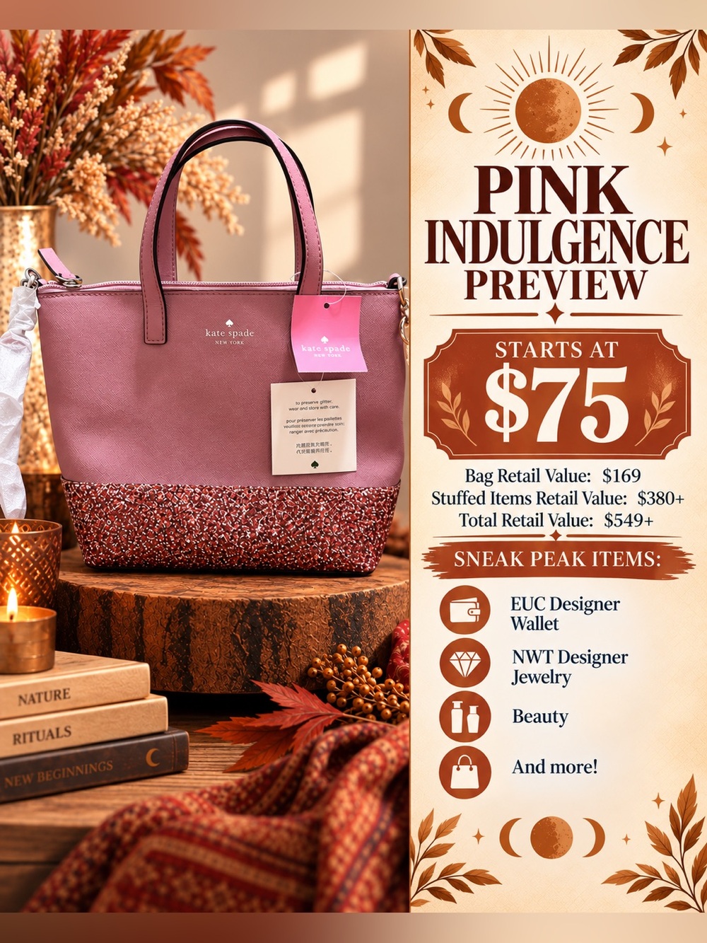 Pink Indulgence Mystery Stuffed Bag ✨
